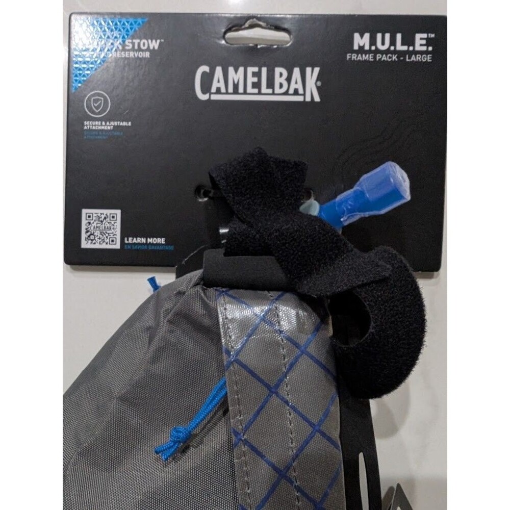 CAMELBAK M.U.L.E. Frame Pack Large Quick Stow 2L Bicycle Bike Reservoir Grey - Picture 8 of 11